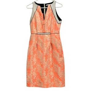 Dorothee‎ Schumacher dress size 2 Sleeveless Orange And Ivory